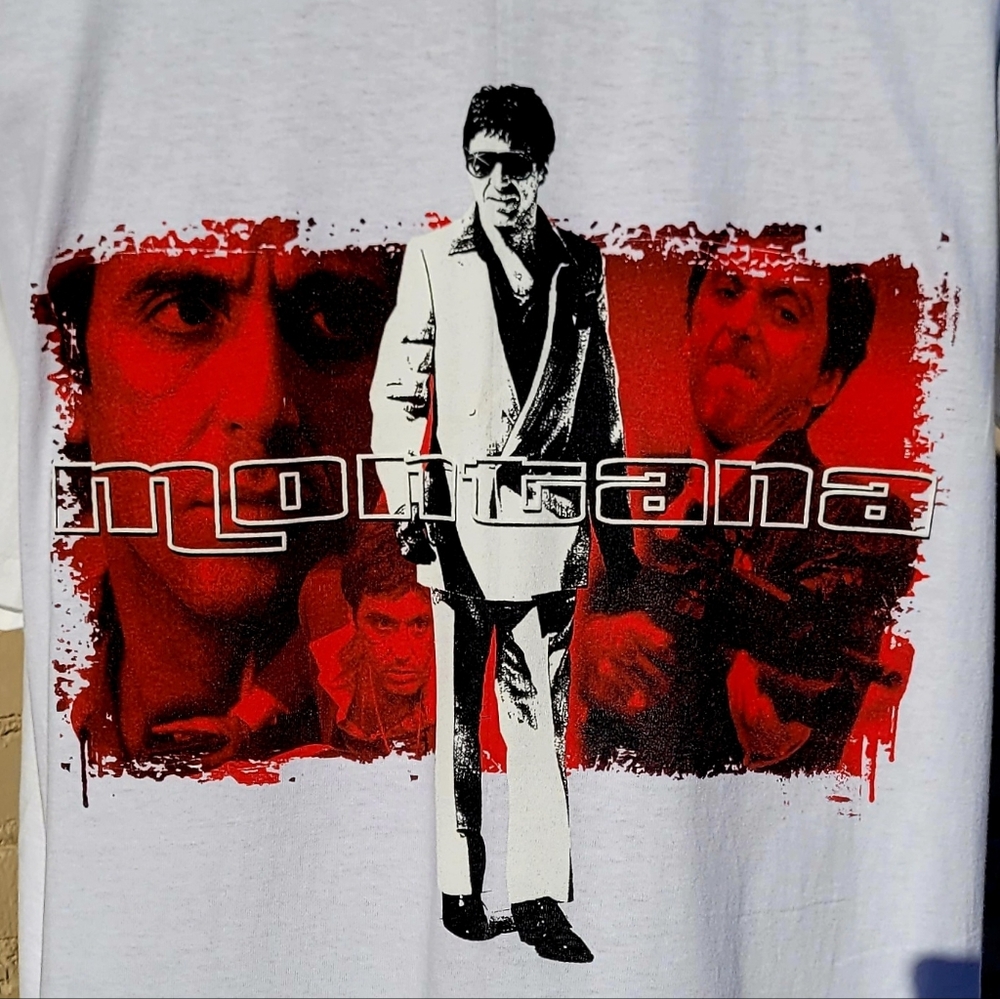 Rare Deadstock Vintage Scarface Clothing Co Shirt Tony Montana Sz 1X Made In USA